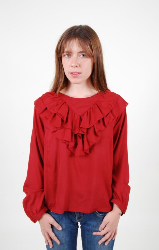 Organic and ecological red shirt